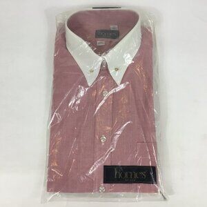 (NWT) horne's, Pink & Wht Button down dress shirt